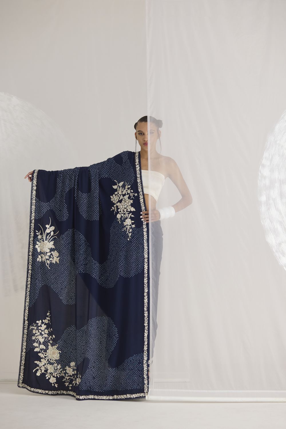 River- Floral Bunch with Material