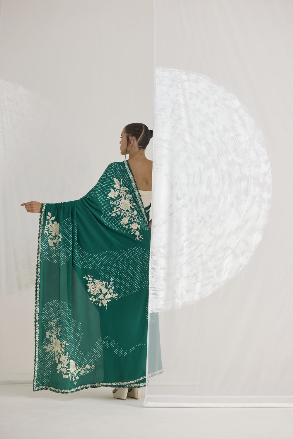 Ocean - Floral Bunch with Border