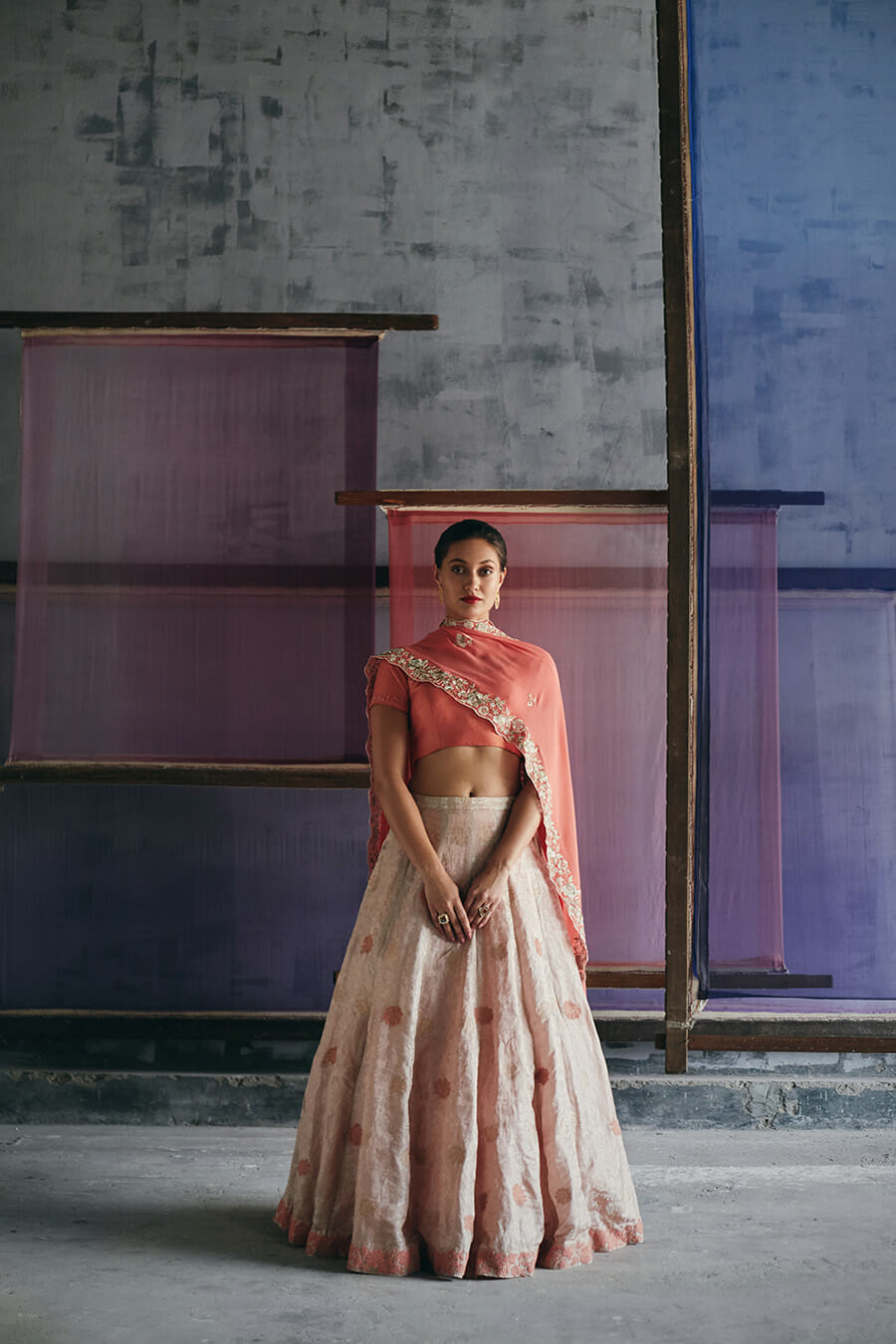 Brocade lehenga