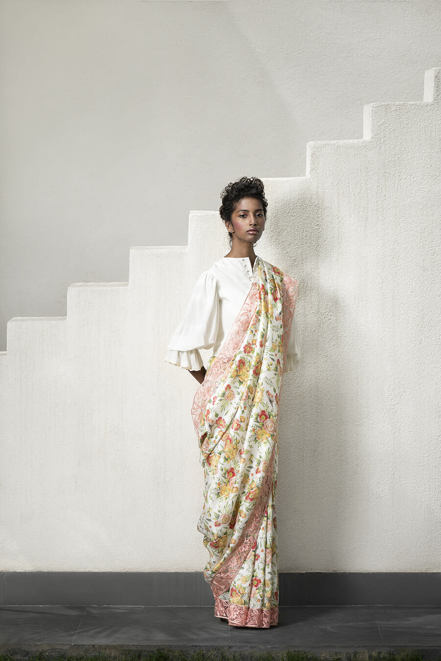 Aban with embroidered